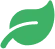 Icône verte d'une feuille d'arbre.